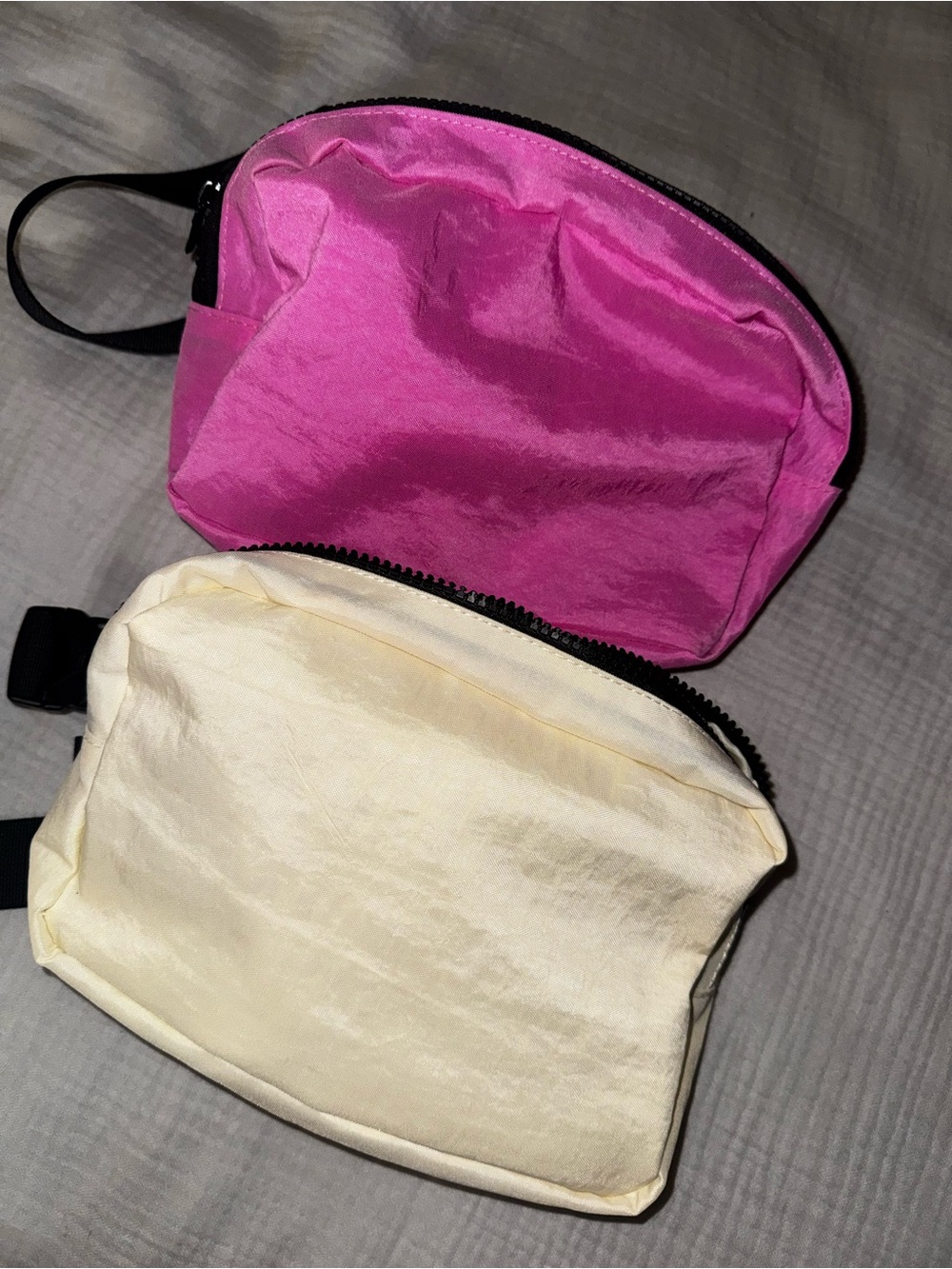 Women’s Pink and Cream Compact Crossbody Pouches